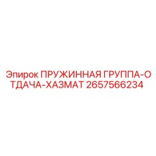 2657566234 ПРУЖИННАЯ ГРУППА-ОТДАЧА-ХАЗМАТ - Epiroc