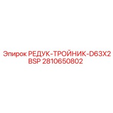 2810650802 РЕДУК-ТРОЙНИК-D63X2BSP Epiroc