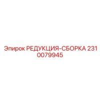 2310079945 РЕДУКЦИЯ-СБОРКА Epiroc