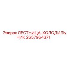 2657964371 ЛЕСТНИЦА-ХОЛОДИЛЬНИК Epiroc