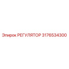 3176534300 РЕГУЛЯТОР Epiroc