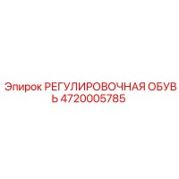4720005785 РЕГУЛИРОВОЧНАЯ ОБУВЬ Epiroc