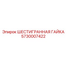 5730007422 ШЕСТИГРАННАЯ ГАЙКА Epiroc