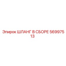 56997513 ШЛАНГ В СБОРЕ Epiroc