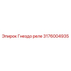 Изображение гнезда реле 3176004935 от Epiroc