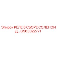 GS63022771 РЕЛЕ В СБОРЕ СОЛЕНОИД Epiroc