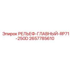 2657785610 РЕЛЬЕФ-ГЛАВНЫЙ-RP71-250D Epiroc