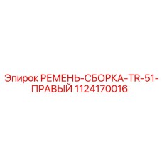 1124170016 РЕМЕНЬ-СБОРКА-TR-51-ПРАВЫЙ Epiroc