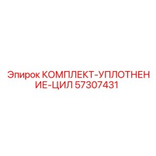57307431 КОМПЛЕКТ-УПЛОТНЕНИЕ-ЦИЛ Эпирок
