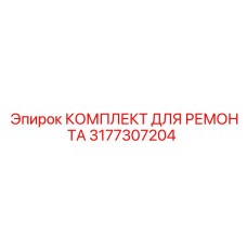 3177307204 КОМПЛЕКТ ДЛЯ РЕМОНТА Epiroc