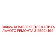 3115924199 КОМПЛЕКТ ДЛЯ КАПИТАЛЬНОГО РЕМОНТА | Epiroc