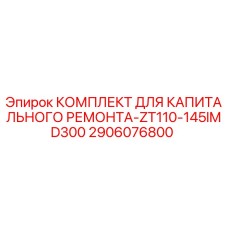2906076800 КОМПЛЕКТ ДЛЯ КАПИТАЛЬНОГО РЕМОНТА-ZT110-145IMD300 Epiroc