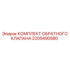 Ремонтный набор арт.2205490580 для обратных клапанов Epiroc