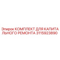 3115923890 КОМПЛЕКТ ДЛЯ КАПИТАЛЬНОГО РЕМОНТА Epiroc