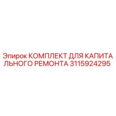 3115924295 КОМПЛЕКТ ДЛЯ КАПИТАЛЬНОГО РЕМОНТА Epiroc