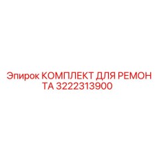 КОМПЛЕКТ ДЛЯ РЕМОНТА 3222313900 (Epiroc)