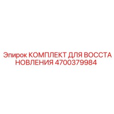 4700379984 КОМПЛЕКТ ДЛЯ ВОССТАНОВЛЕНИЯ Epiroc