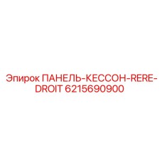 6215690900 ПАНЕЛЬ-КЕССОН-RERE-DROIT Epiroc