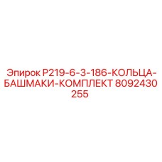 8092430255 P219-6-3-186-КОЛЬЦА-БАШМАКИ-КОМПЛЕКТ Epiroc