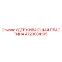 4720004195 Удерживающая пластина Epiroc