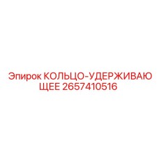 2657410516 КОЛЬЦО-УДЕРЖИВАЮЩЕЕ Epiroc