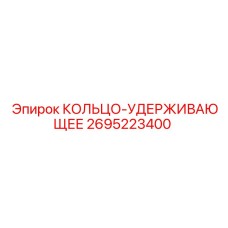2695223400 КОЛЬЦО-УДЕРЖИВАЮЩЕЕ Epiroc