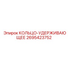2695423752 КОЛЬЦО-УДЕРЖИВАЮЩЕЕ Epiroc