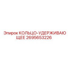 2695653226 КОЛЬЦО-УДЕРЖИВАЮЩЕЕ Epiroc