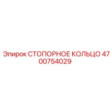 4700754029 СТОПОРНОЕ КОЛЬЦО Epiroc