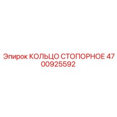 4700925592 КОЛЬЦО СТОПОРНОЕ Epiroc