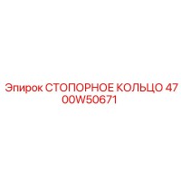 4700W50671 СТОПОРНОЕ КОЛЬЦО Epiroc