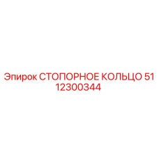 5112300344 СТОПОРНОЕ КОЛЬЦО Epiroc