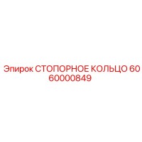 6060000849 СТОПОРНОЕ КОЛЬЦО Epiroc