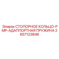 2657123846 Стопорное кольцо-PMP-адаппортная пружина Epiroc