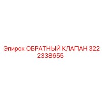 3222338655 ОБРАТНЫЙ КЛАПАН Epiroc