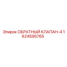 1624595765 ОБРАТНЫЙ КЛАПАН-4 Epiroc