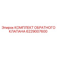 6229007600 КОМПЛЕКТ ОБРАТНОГО КЛАПАНА Epiroc