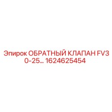 1624625454 ОБРАТНЫЙ КЛАПАН FV30-25 Epiroc