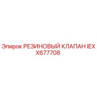 IEXX677708 РЕЗИНОВЫЙ КЛАПАН - Epiroc