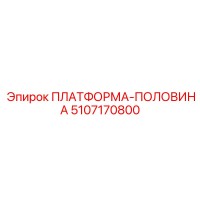 5107170800 ПЛАТФОРМА-ПОЛОВИНА Epiroc