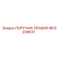4812228637 ПОРУЧНИ-ПРАВАЯ Epiroc