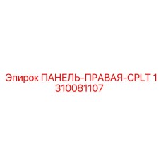 1310081107 ПАНЕЛЬ-ПРАВАЯ-CPLT Epiroc