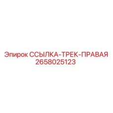2658025123 ССЫЛКА-ТРЕК-ПРАВАЯ by Epiroc