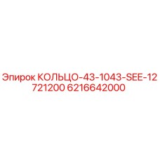 6216642000 КОЛЬЦО-43-1043-SEE-12721200 Epiroc
