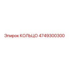 4749300300 КОЛЬЦО Epiroc