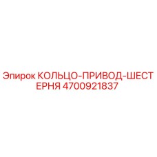 4700921837 КОЛЬЦО-ПРИВОД-ШЕСТЕРНЯ Epiroc