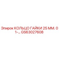 GS63027608 КОЛЬЦО ГАЙКИ 25 ММ. 01-... Epiroc