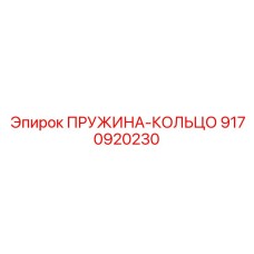9170920230 ПРУЖИНА-КОЛЬЦО Epiroc