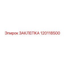 120118500 ЗАКЛЕПКА Epiroc