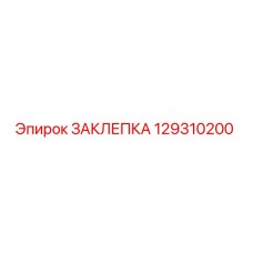129310200 ЗАКЛЕПКА Epiroc